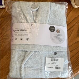 Terry Robe - Soft blue